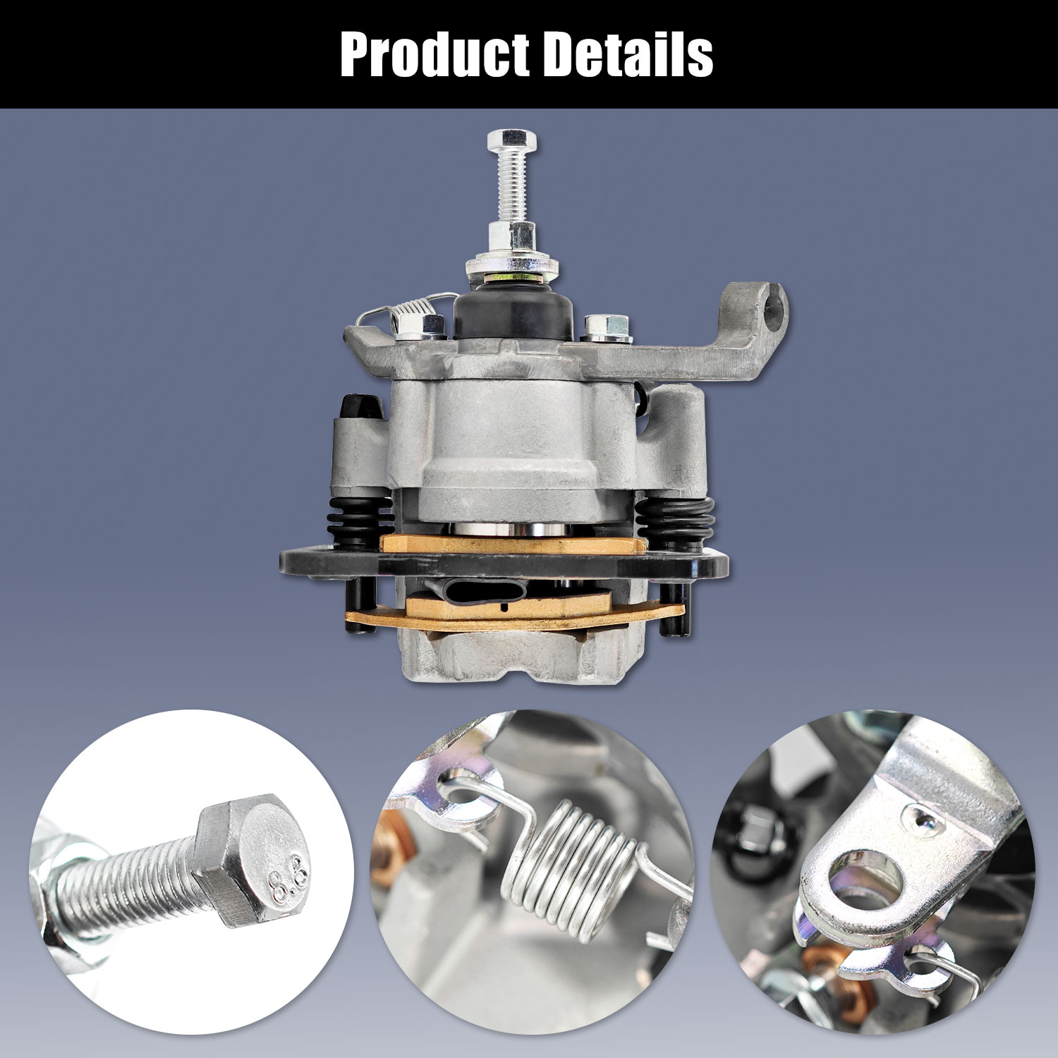 Rear Left＆Right Brake Caliper fit for Kawasaki 2015-2023 Mule PRO-DX PRO-DXT PRO-FX PRO-FXR PRO-FXT KAF820 KAF1000