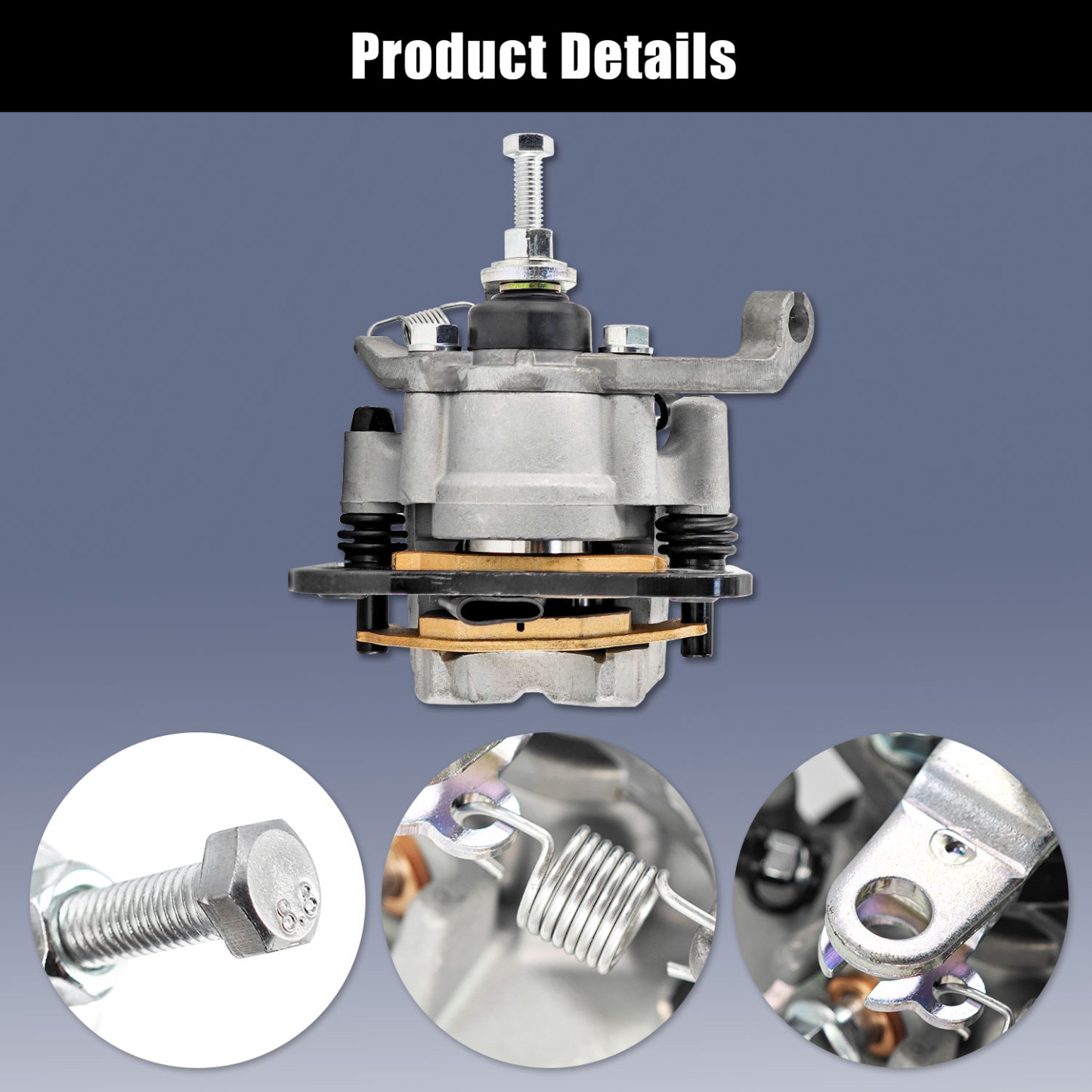 Rear Left＆Right Brake Caliper fit for Kawasaki 2015-2023 Mule PRO-DX PRO-DXT PRO-FX PRO-FXR PRO-FXT KAF820 KAF1000