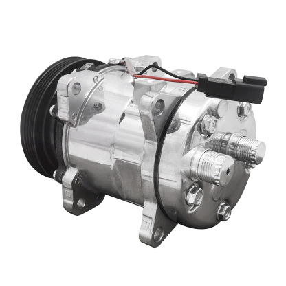 4-Grooves A/C Compressor for Bobcat S595 S550 S570 S590 S630 S650 T550 T595 T630 T650 T590 E32 E45 E50