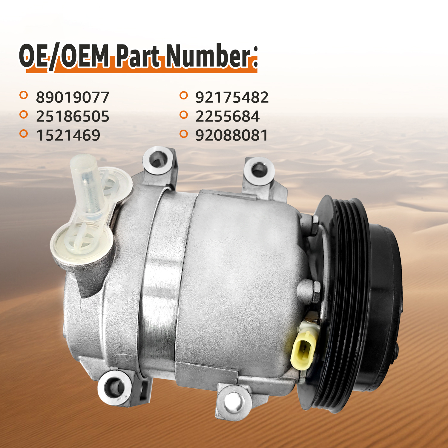 12V Air Conditioning Compressor For 2004-2006 Pontiac GTO 5.7L 6.0L A/C Compressor 