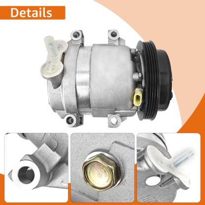 12V Air Conditioning Compressor For 2004-2006 Pontiac GTO 5.7L 6.0L A/C Compressor 