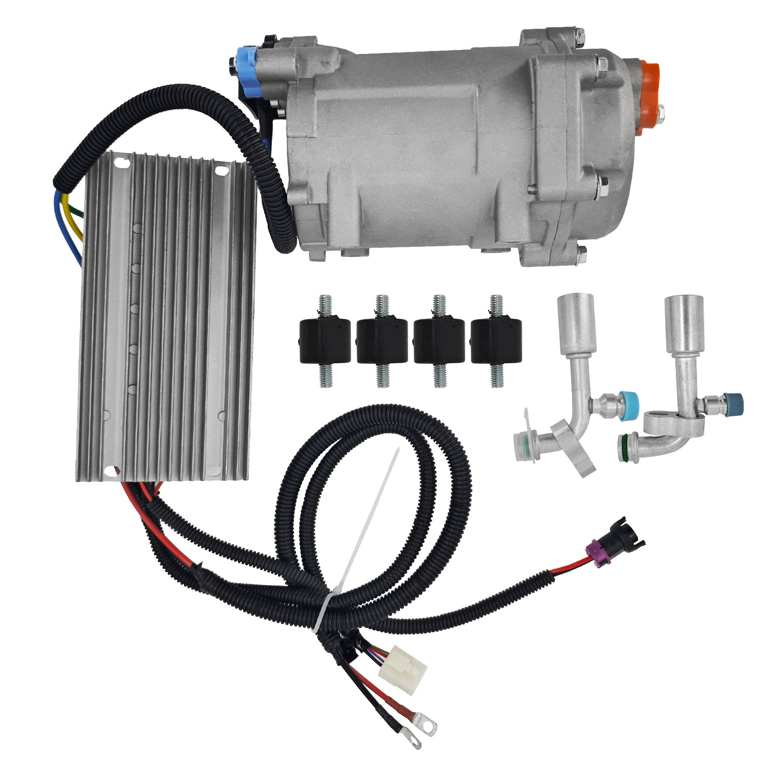 Universal AC Electric Compressor 20cc/r Air Conditioner Compressor AC.100.3851 for 12V Auto Compressor for R134a
