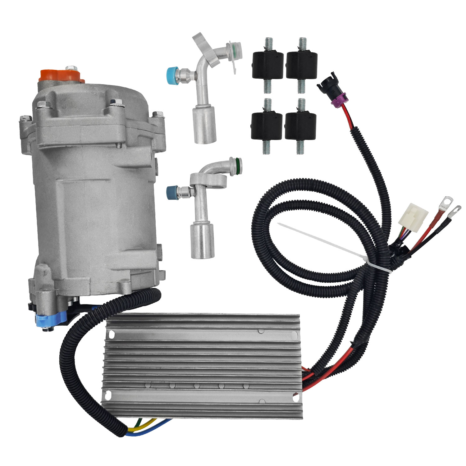 Universal AC Electric Compressor 20cc/r Air Conditioner Compressor AC.100.3851 for 12V Auto Compressor for R134a