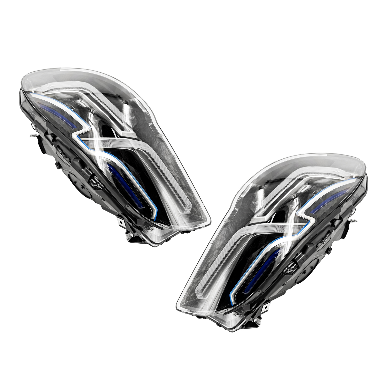 Xenon HID Headlamp Headlights Assembly For BMW 5 series F10 550i 535i 528i 2011-2013 I Driver + Passenger Side