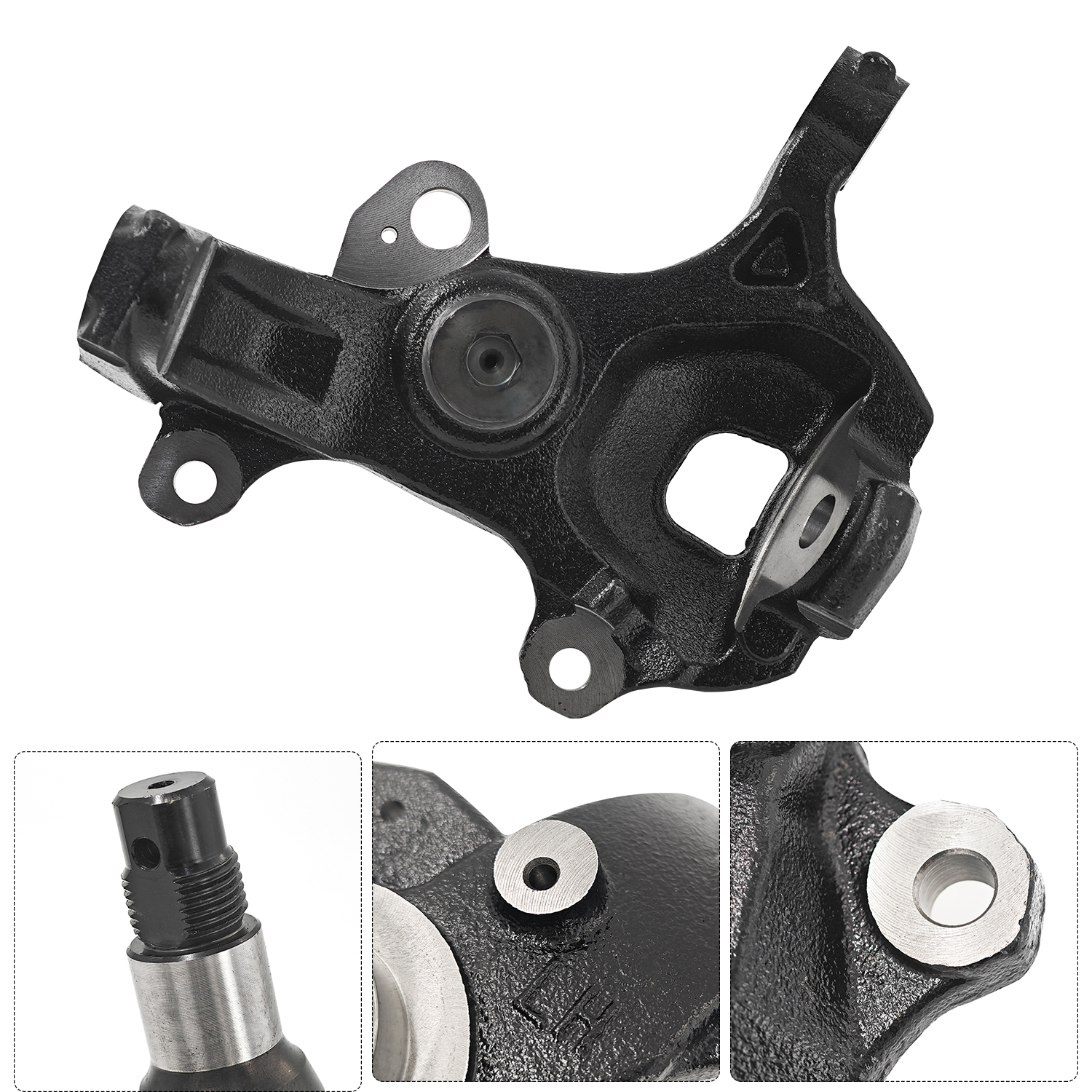 Front Passenger & Driver Side Steering Knuckle Compatible with Ford   F-150 / F-250 / F-350 / Expedition 1997-2004, Compatible with Lincoln Blackwood / Navigator 1998-2003