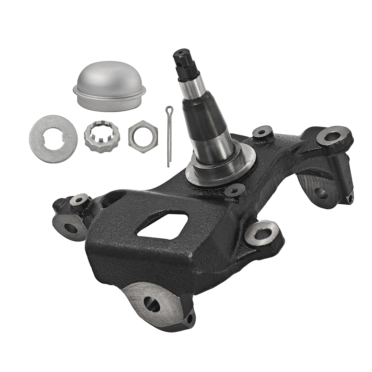 Ford Lincoln Front Driver Side Steering Knuckle fit for Expedition 1997-2002, F-150 1997-2003, F-150 Heritage 2004, F-250 1997-1999, fit for  Blackwood 2002-2003, Navigator 1998-2002