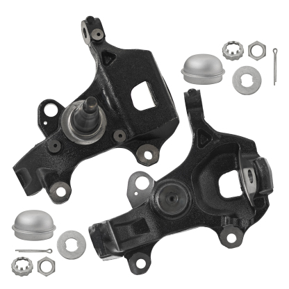 Front Passenger & Driver Side Steering Knuckle Compatible with Ford   F-150 / F-250 / F-350 / Expedition 1997-2004, Compatible with Lincoln Blackwood / Navigator 1998-2003