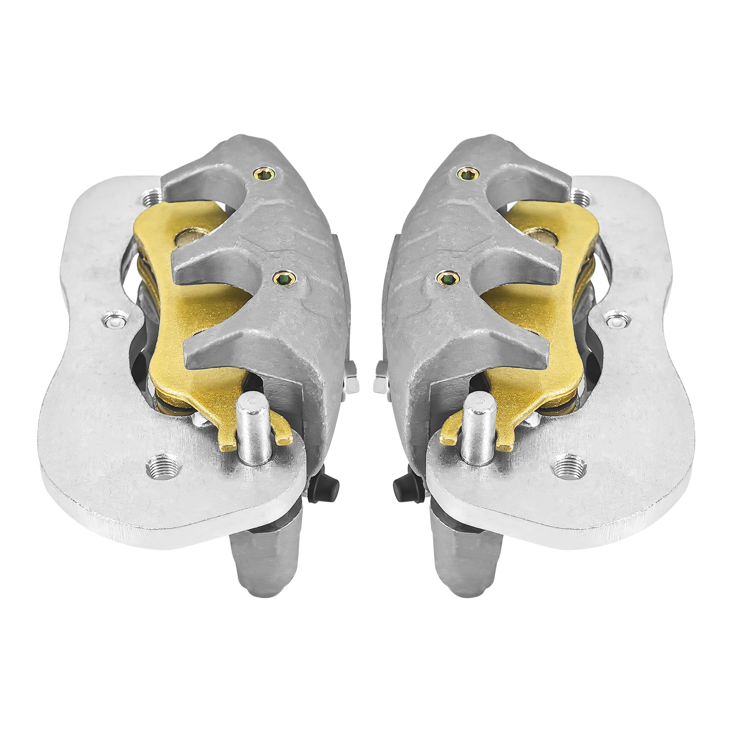 Rear Brake Calipers & Sintered Pads fit for Can Am 2017-2023 Defender Max/Pro/6x6 Maverick Trail/Sport Commander 1000R/700 Traxter 6x6/Max/Pro