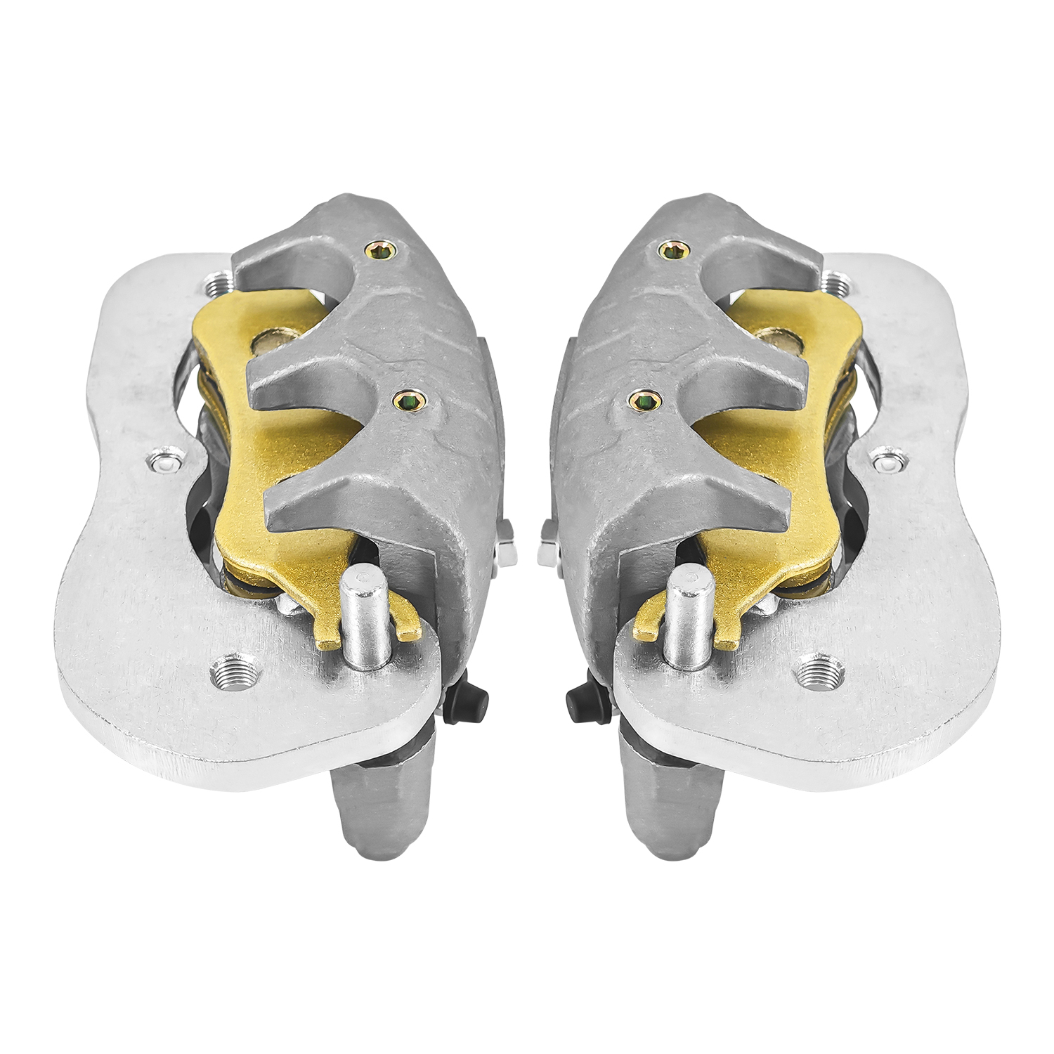 Rear Brake Calipers & Sintered Pads fit for Can Am 2017-2023 Defender Max/Pro/6x6 Maverick Trail/Sport Commander 1000R/700 Traxter 6x6/Max/Pro