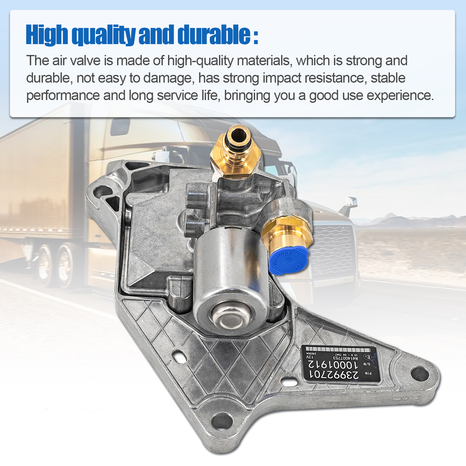 21369922 Engine Brake Air Valve 12VDC Fits for Mack Volvo D12 Trucks