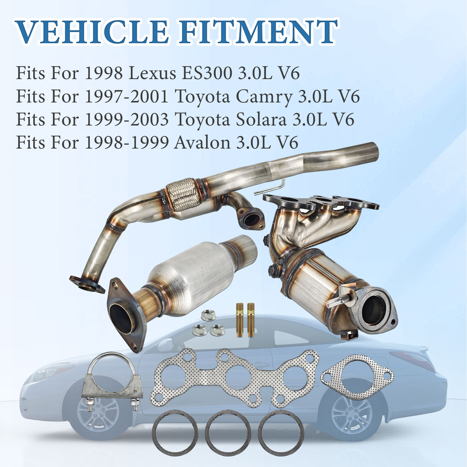 Catalytic Converter Compatible with LEXUS ES300 1998 3.0L