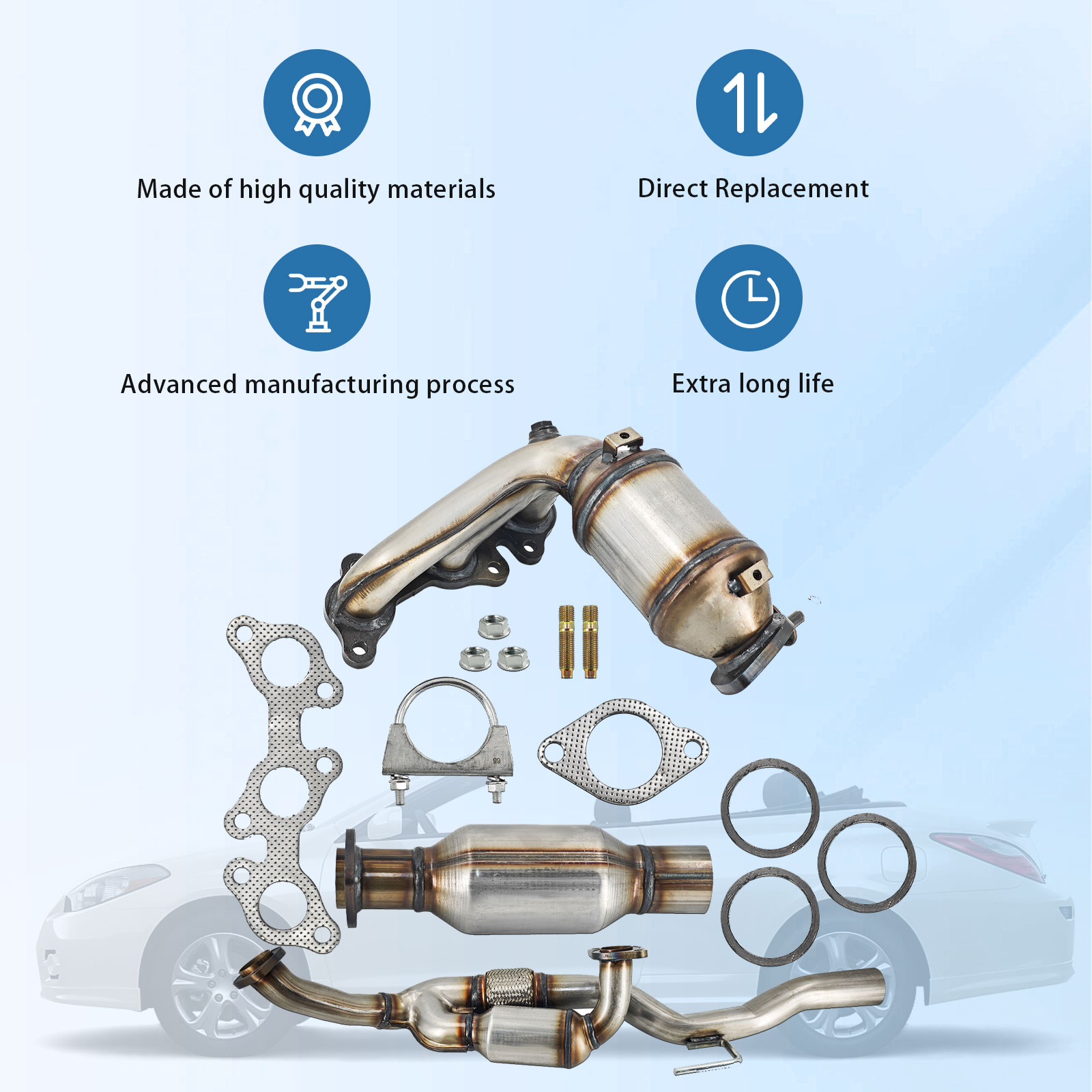 Catalytic Converter Compatible with LEXUS ES300 1998 3.0L