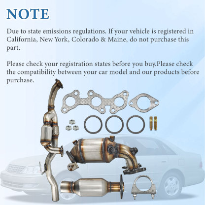 Catalytic Converter Compatible with LEXUS ES300 1998 3.0L