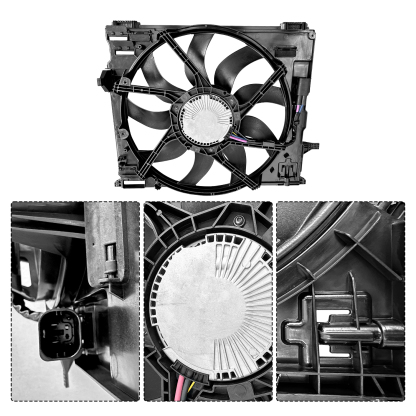 Cooling Fan Assembly for 2015-2020 BMW F80 F82 F83 M2 M3 M4 850W