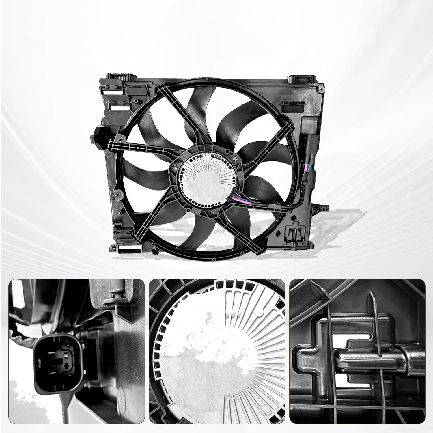Cooling Fan Assembly for 2015-2020 BMW F80 F82 F83 M2 M3 M4 850W
