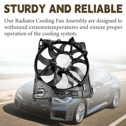 Cooling Fan Assembly for 2015-2020 BMW F80 F82 F83 M2 M3 M4 850W
