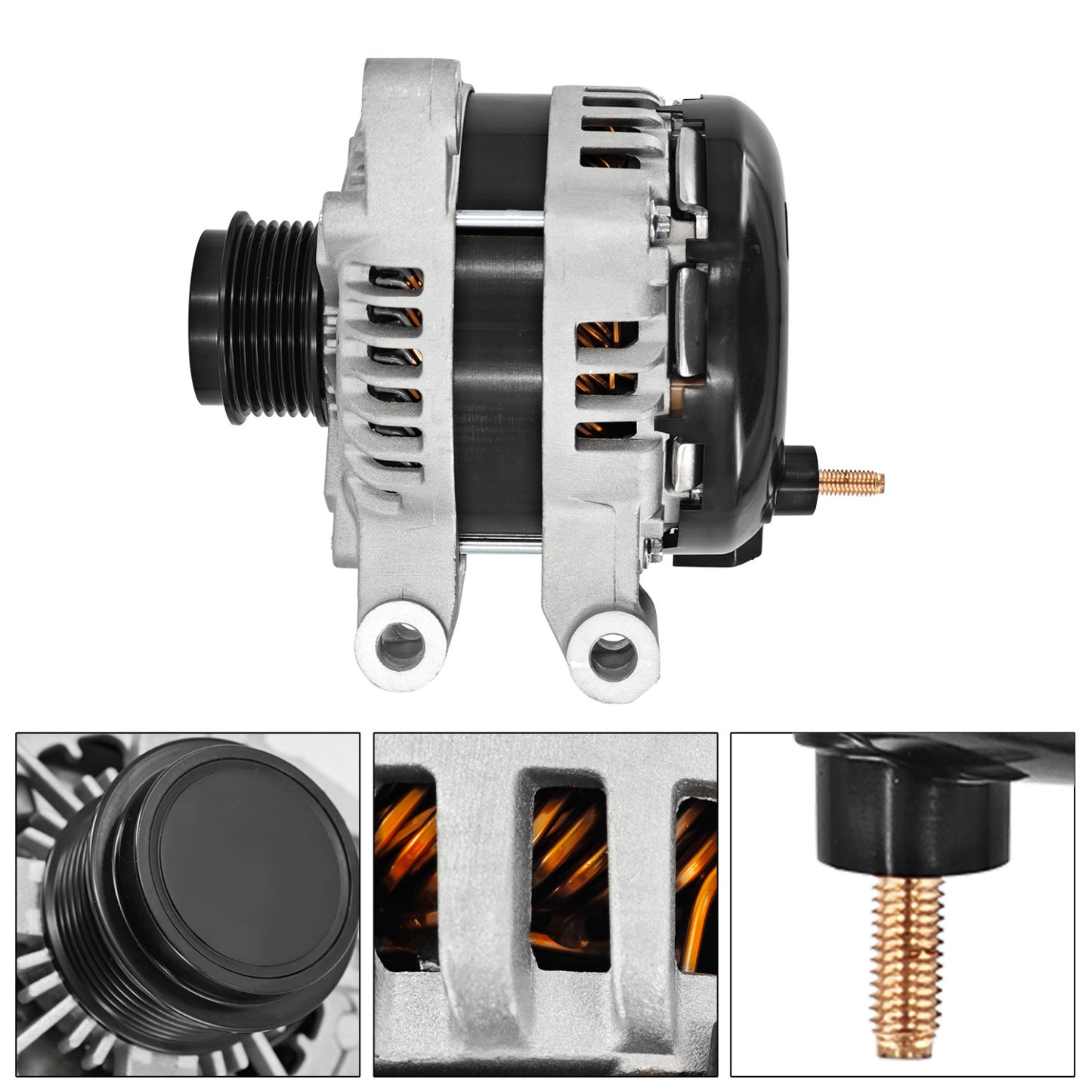 New 12V 170A Alternator fit for Cadillac XTS, Chevrolet lmpala, Suzuki Truck V6 3.6L 