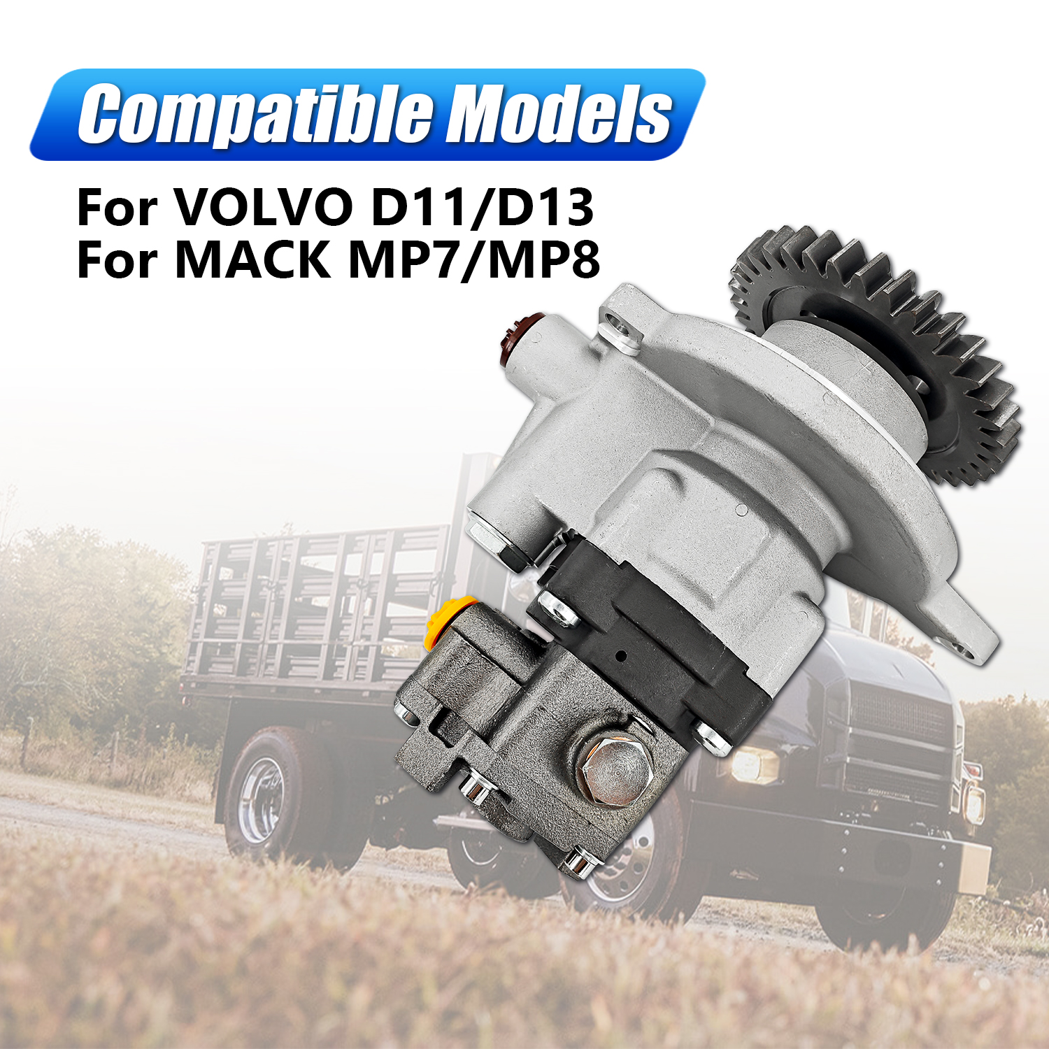 Power Steering Fuel Pump for VOLVO D11 D13 for MACK MP8 MP7