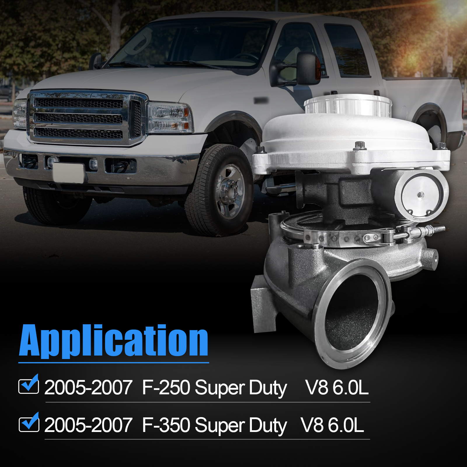2005-2007 Ford F250 / F350 / F450 6.0L Powerstroke Super Duty Turbocharger