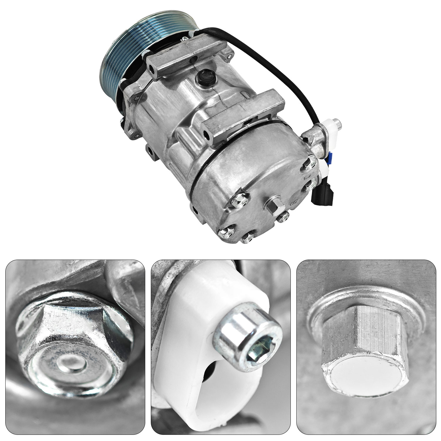 Air Conditioner Compressor Fit for 2014-2019 International Durastar 4300 4400 4300LP MV607