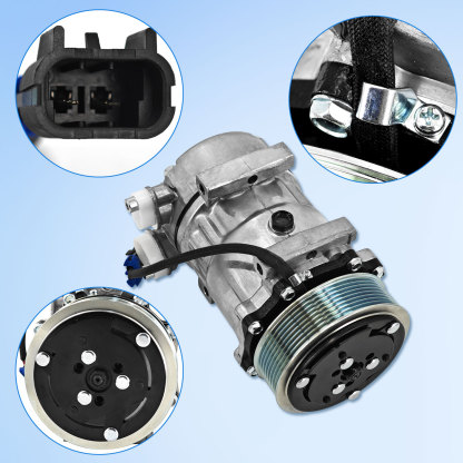 Air Conditioner Compressor Fit for 2014-2019 International Durastar 4300 4400 4300LP MV607