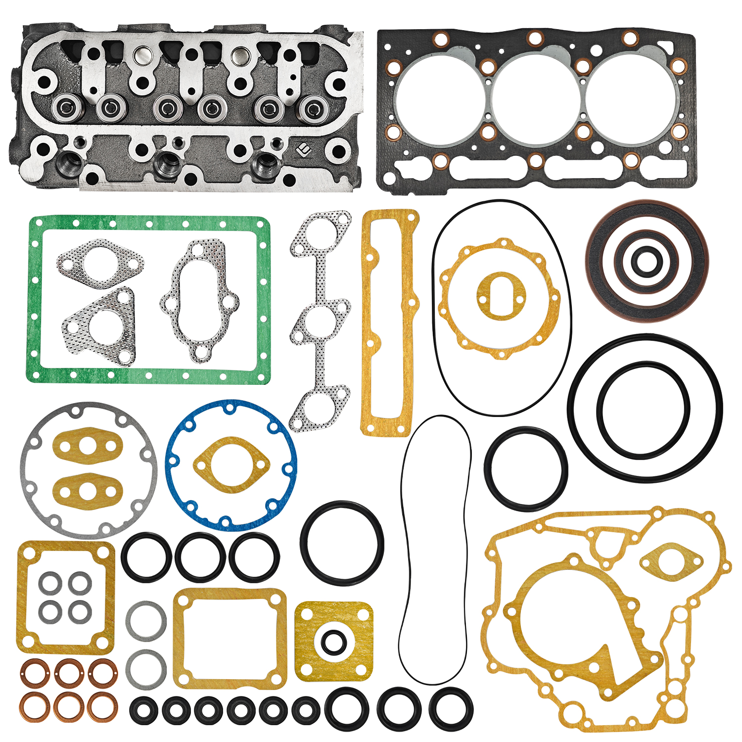 Engine Cylinder Head Gasket Kit for Kubota D1105 Engine