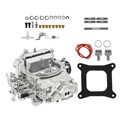 BR-67255 Carburetor Fit for Holley Quick Fuel Brawler Diecast Carburetors with Mechanical Secondaries Electric Choke, 4150 Model 650 CFM 4 Barrel Carburetor 