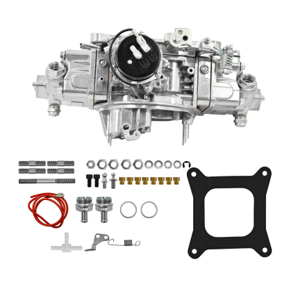 BR-67255 Carburetor Fit for Holley Quick Fuel Brawler Diecast Carburetors with Mechanical Secondaries Electric Choke, 4150 Model 650 CFM 4 Barrel Carburetor 