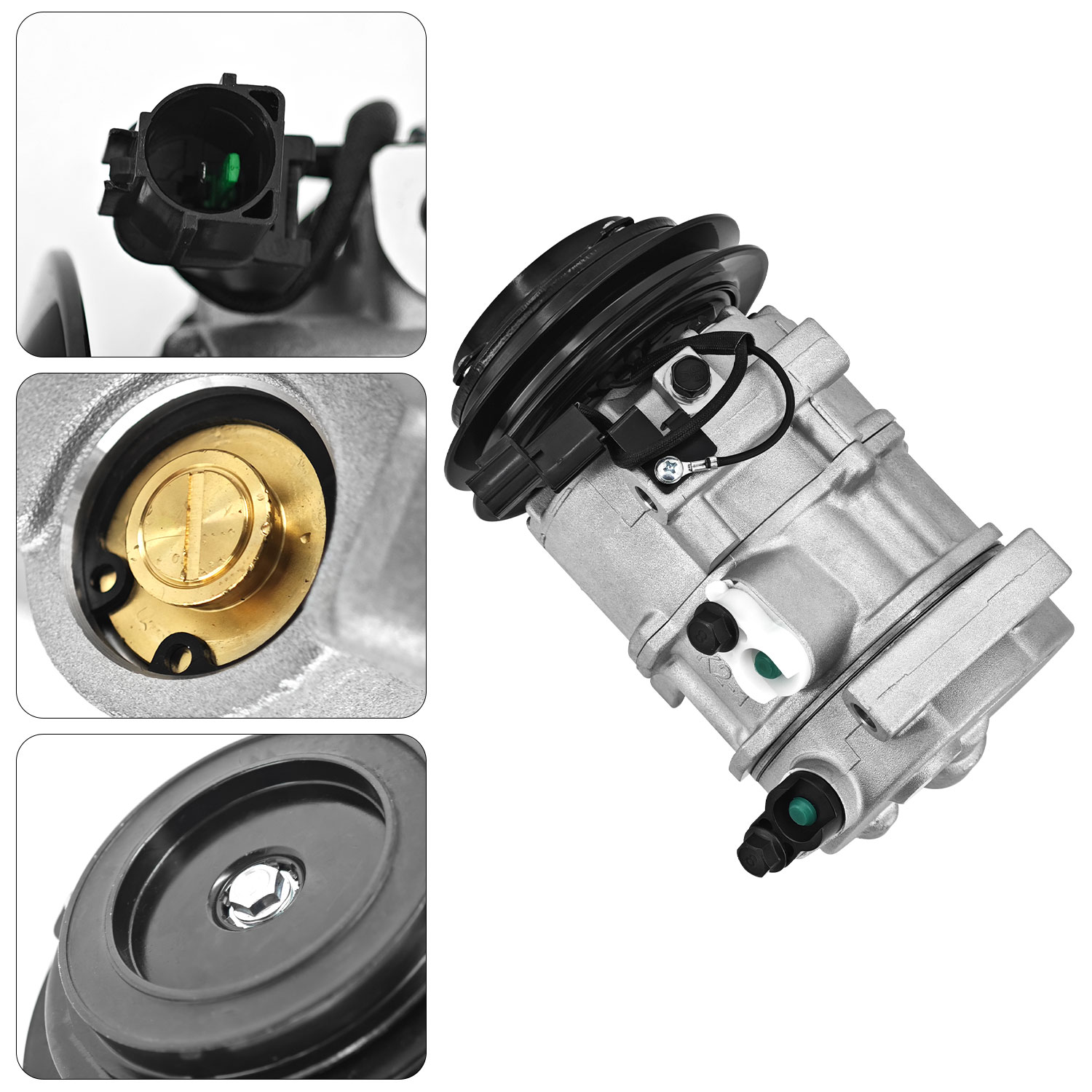  A/C Compressor for Kioti Tractor DV9 1GRV 12V #TE16-0023A