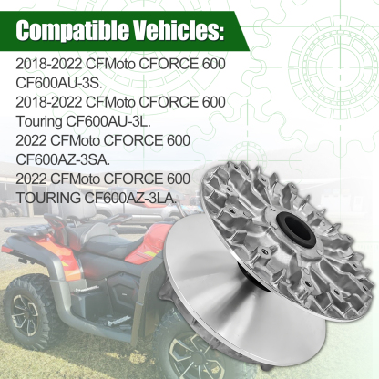 Front Clutch Variator Kit Compatible with 2018-2022 CFMoto CFORCE 600/Touring CF600AU-3S CF600AU-3L CF600AZ-3SA CF600AZ-3LA