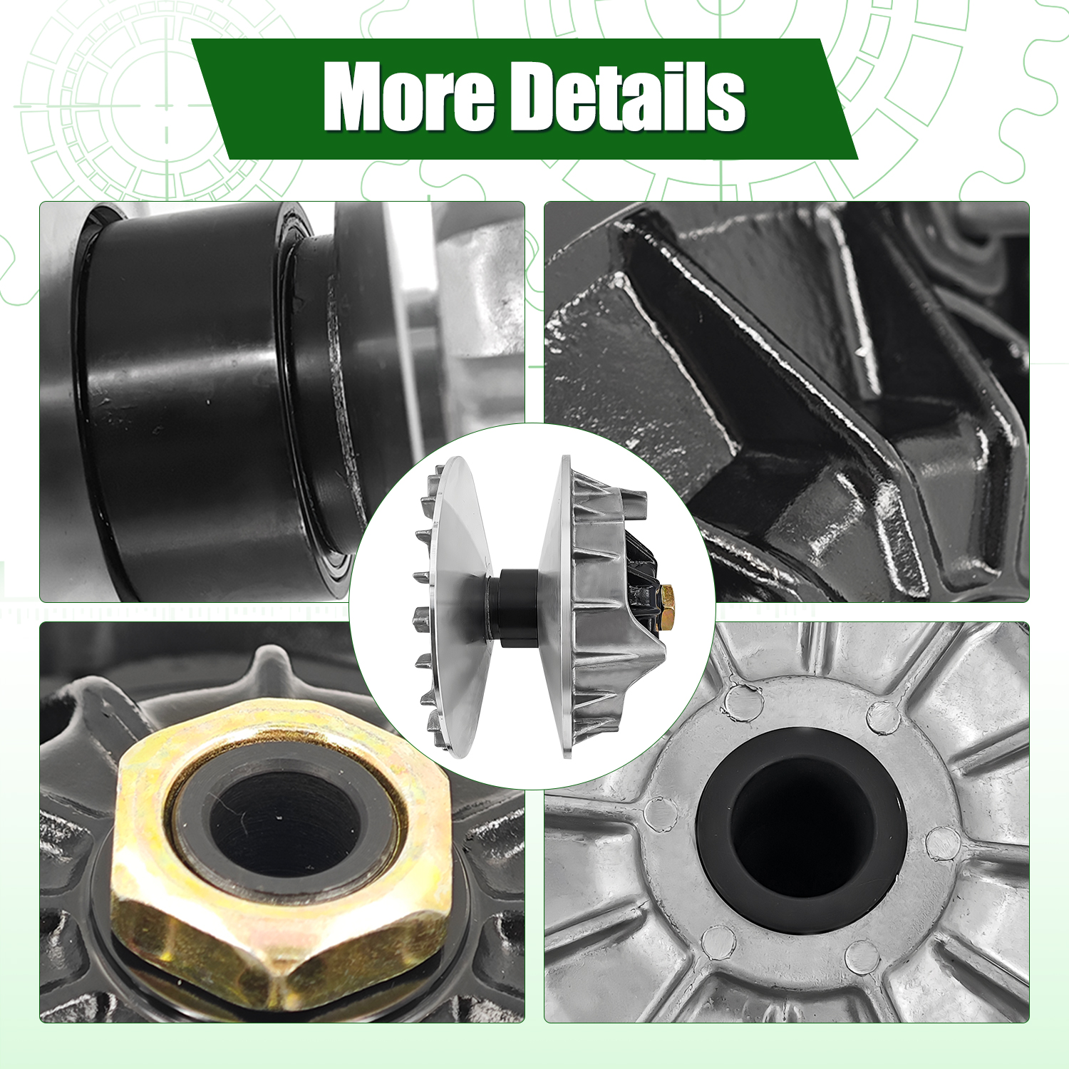 Front Clutch Variator Kit Compatible with 2018-2022 CFMoto CFORCE 600/Touring CF600AU-3S CF600AU-3L CF600AZ-3SA CF600AZ-3LA