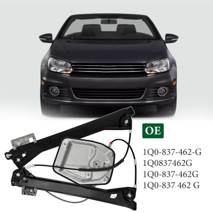 Front Right Side Power Window Regulator for Volkswagen Eos Convertible 2008-2016