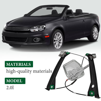 Front Right Side Power Window Regulator for Volkswagen Eos Convertible 2008-2016