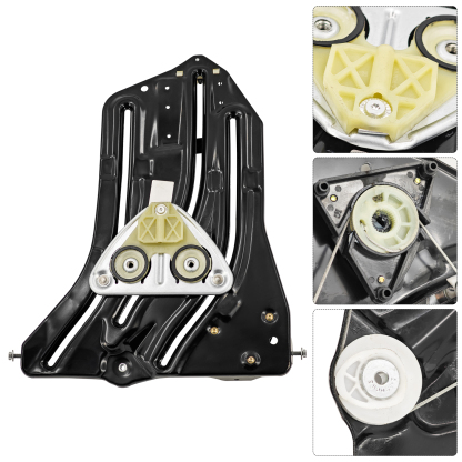 Passenger Side Rear Window Regulator for Mini Cooper 1.6L Chassis R52 2005-2008 Chassis R57 2009-2015