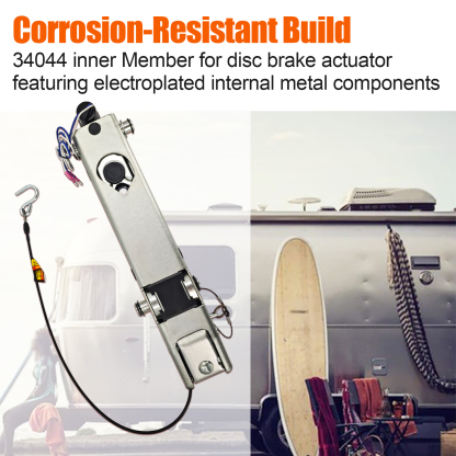 A-60 34044 Hydraulic Surge Brake Actuator – Fits Tandem Axle Trailers, Disc Brakes, Inner Slide, 7500 lbs, 2" Ball Coupler