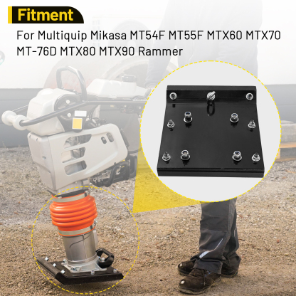 11" Wood Shoe Kit Fit for Multiquip Mikasa MTX70 MTX80 MTX90 Jumping Jack Rammer