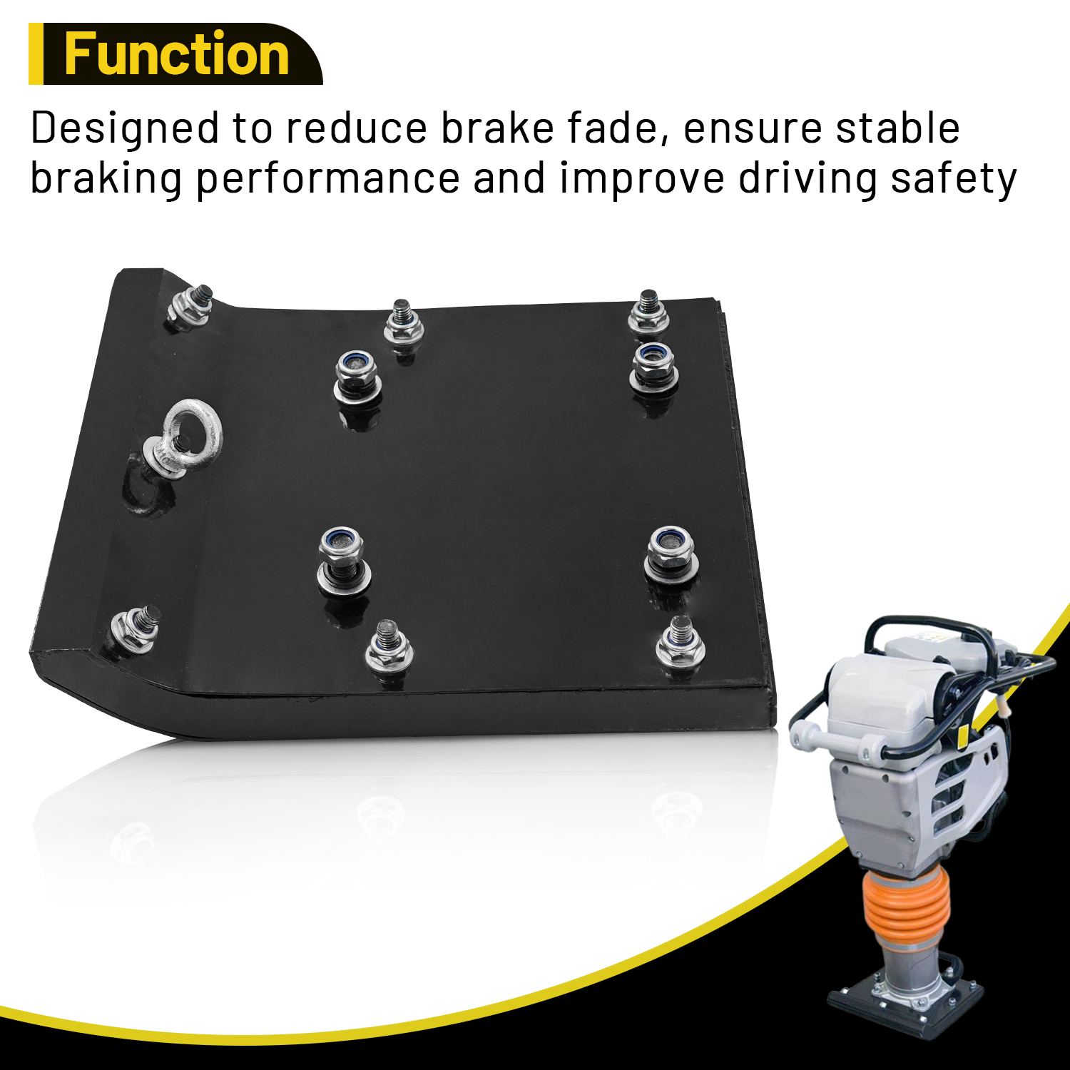 11" Wood Shoe Kit Fit for Multiquip Mikasa MTX70 MTX80 MTX90 Jumping Jack Rammer