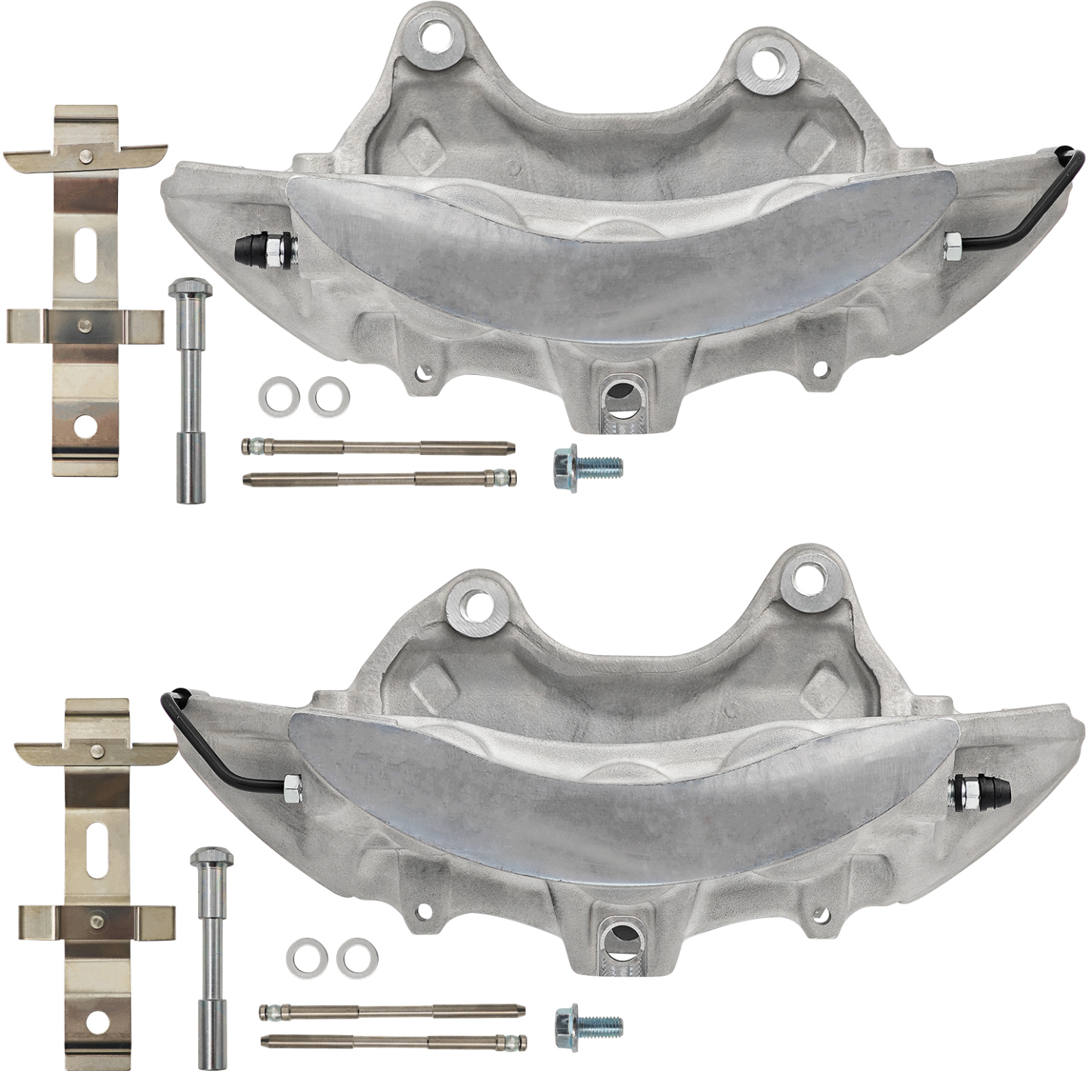 Cadillac Front L & R Disc Brake Caliper Assembly 6 Piston for CTS 200902015 V8 6.2L 