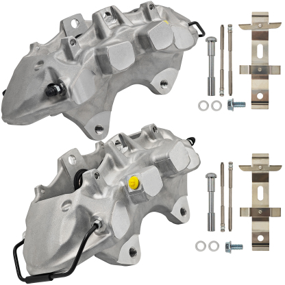 Cadillac Front L & R Disc Brake Caliper Assembly 6 Piston for CTS 200902015 V8 6.2L 