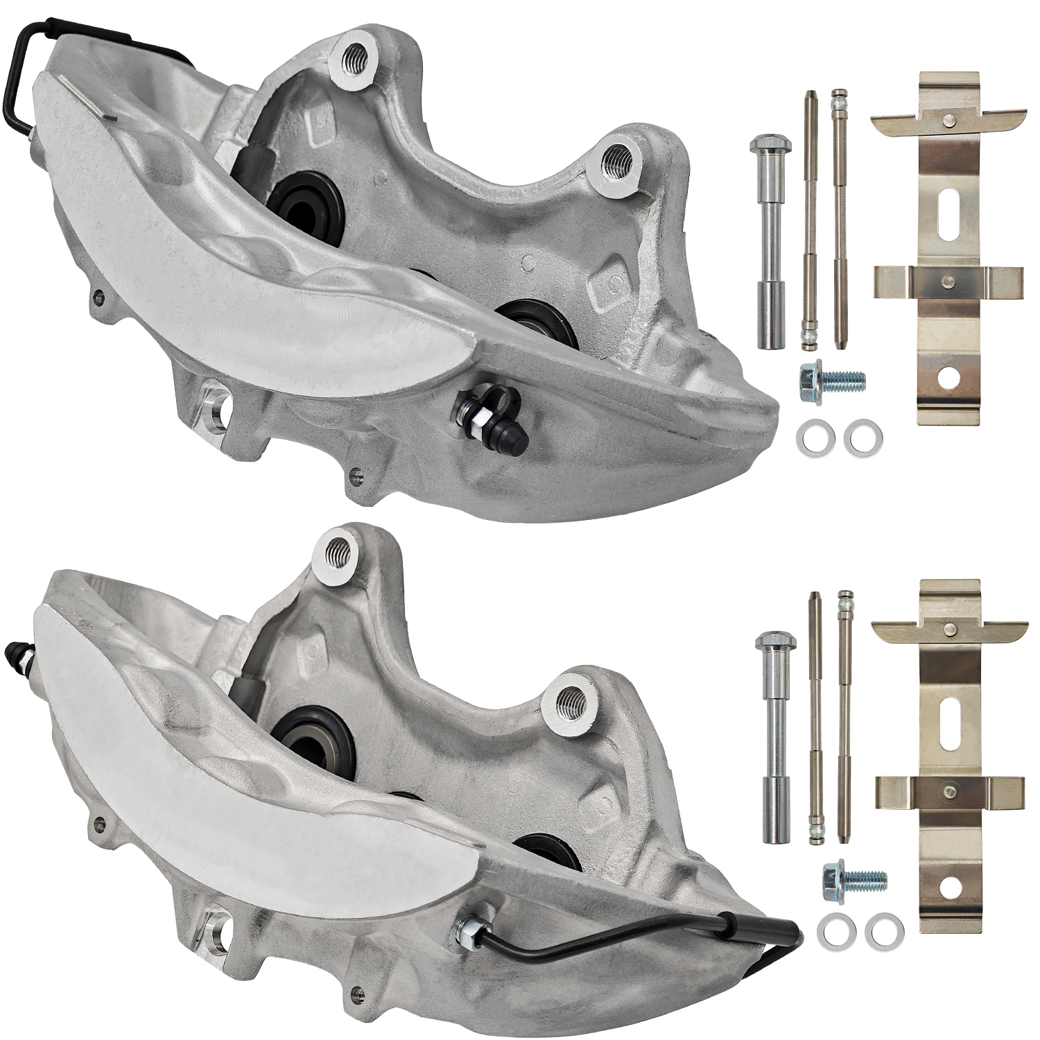 Cadillac Front L & R Disc Brake Caliper Assembly 6 Piston for CTS 200902015 V8 6.2L 