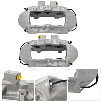 Cadillac Front L & R Disc Brake Caliper Assembly 6 Piston for CTS 200902015 V8 6.2L 