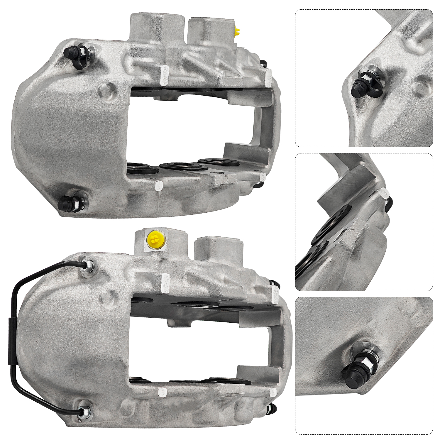 Cadillac Front L & R Disc Brake Caliper Assembly 6 Piston for CTS 200902015 V8 6.2L 