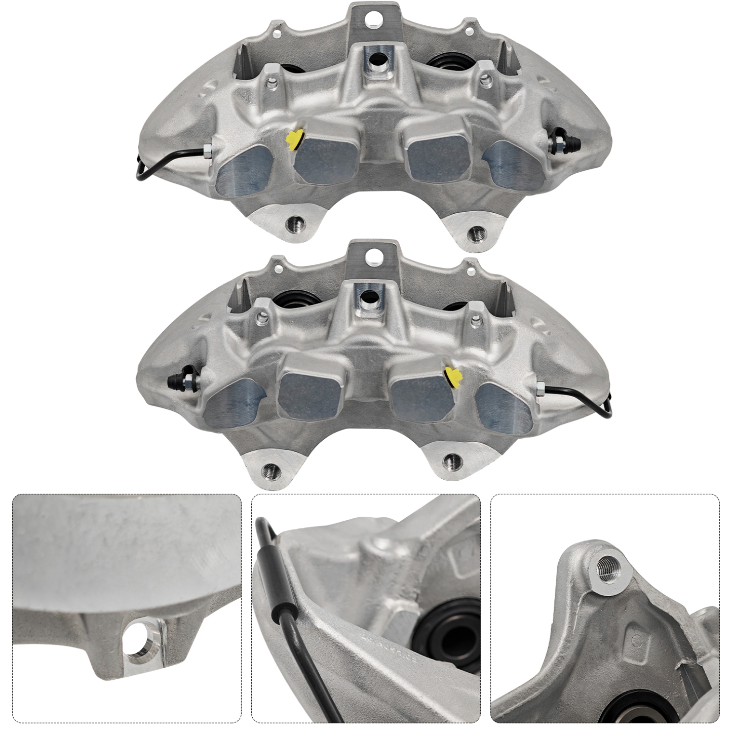 Cadillac Front L & R Disc Brake Caliper Assembly 6 Piston for CTS 200902015 V8 6.2L 