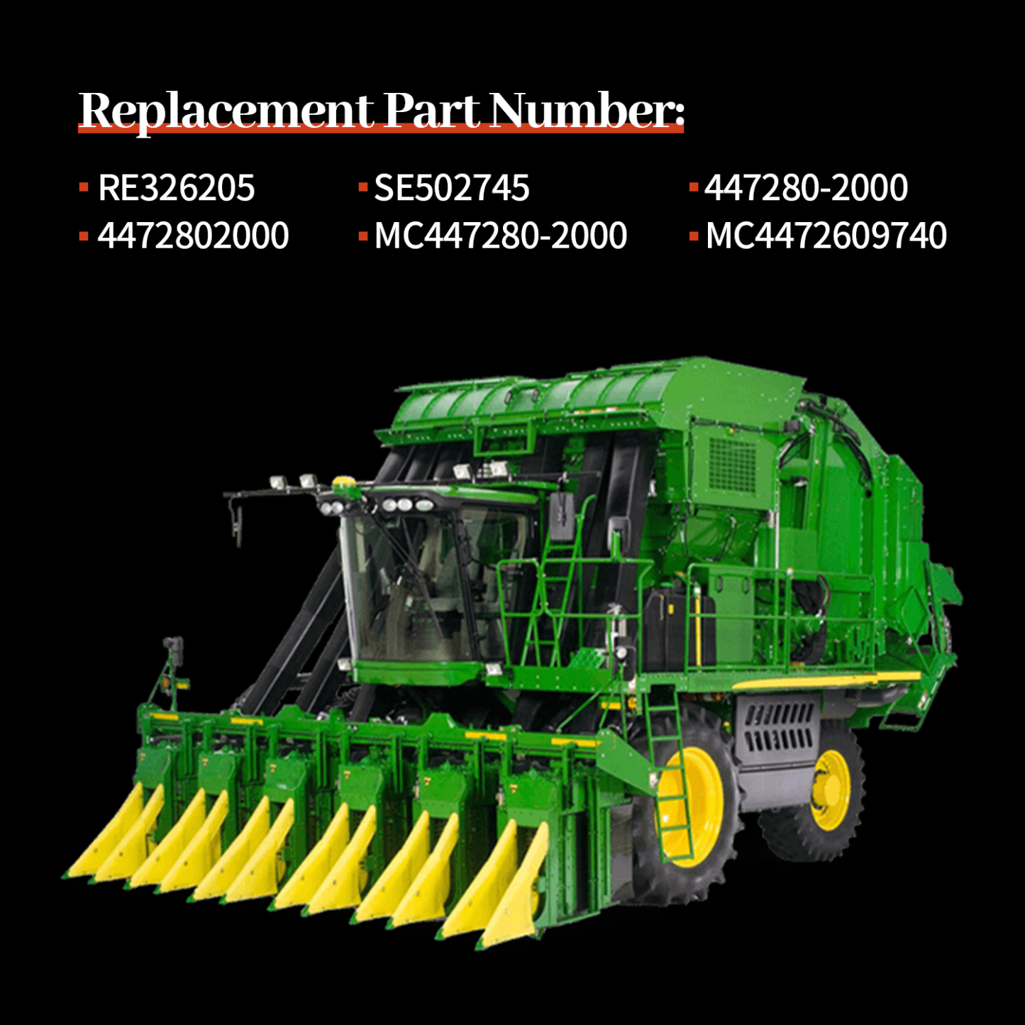 John Deere A/C Compressor Compatible with 318E, 319E, 320E, 320G, 323E, 324E, 324G, 325G, 326E, 328E, 330G, 331G, 332E, 332G, 333G Air Conditioning Compressor