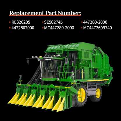 John Deere A/C Compressor Compatible with 318E, 319E, 320E, 320G, 323E, 324E, 324G, 325G, 326E, 328E, 330G, 331G, 332E, 332G, 333G Air Conditioning Compressor