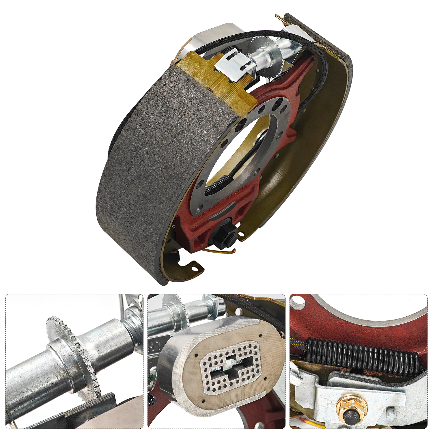 Electric Trailer Brake Assembly 12-1/4" x 3-3/8" Compatible with Dexter 9k to 10k lb Axles, Left & Right