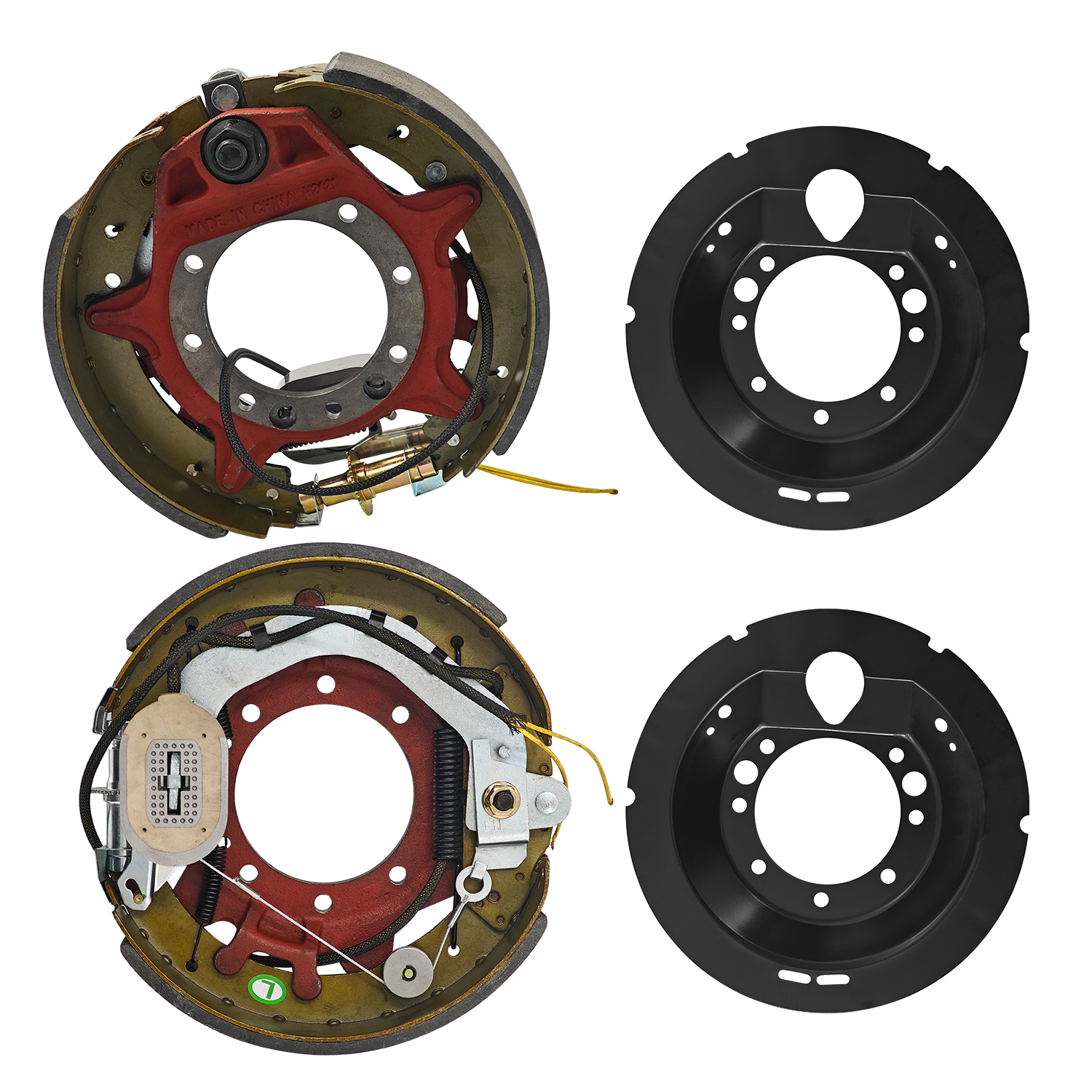Electric Trailer Brake Assembly 12-1/4" x 3-3/8" Compatible with Dexter 9k to 10k lb Axles, Left & Right