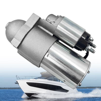 12v 1.5kw Starter Motor Assembly 11T Fit for Volvo Penta Engine V6-200 V6-240 V6-280 V8-300 V8-350 V8-380 V8-430 4.3L 6.2L