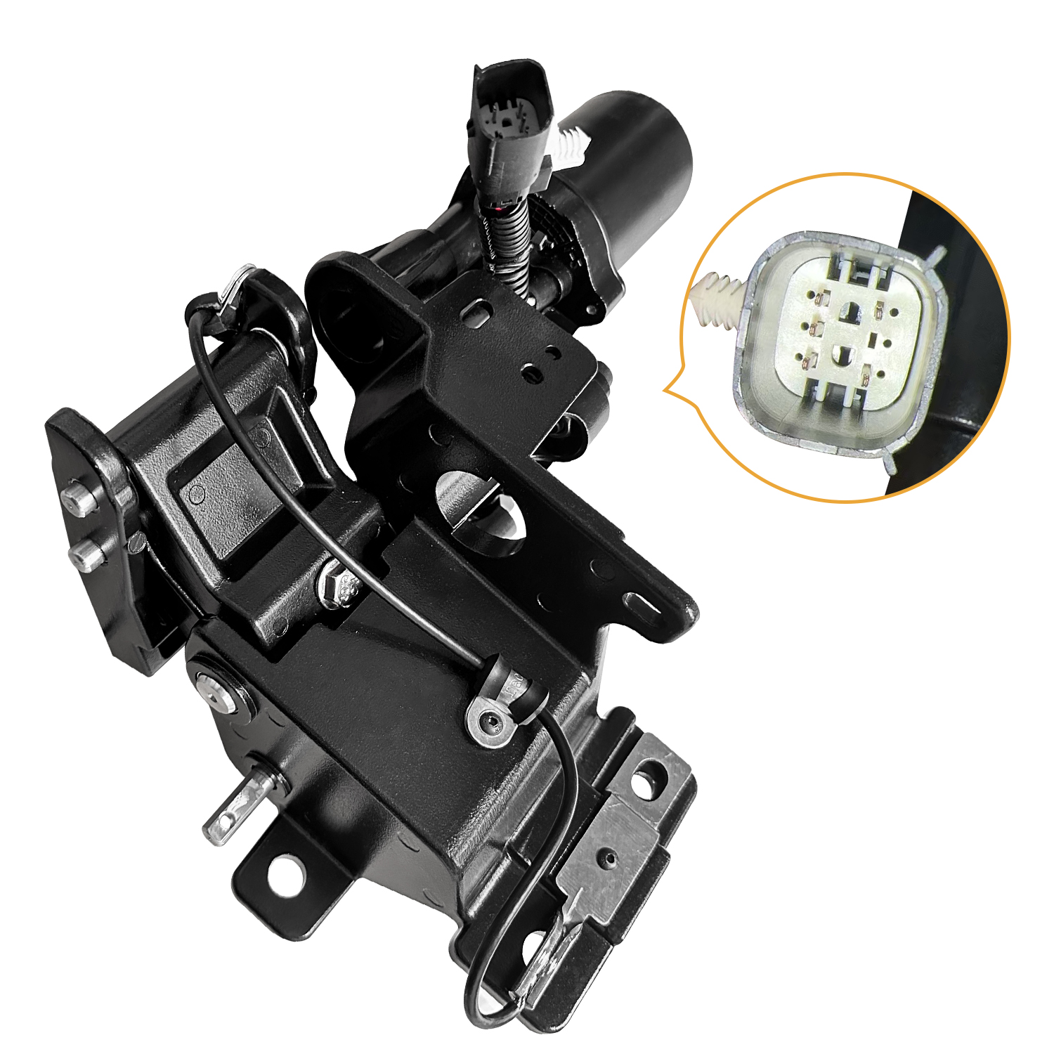 Front Right Passenger Side Power Running Board Motor Assembly with Bracket for 2018-2024 Ford Expedition & Navigator