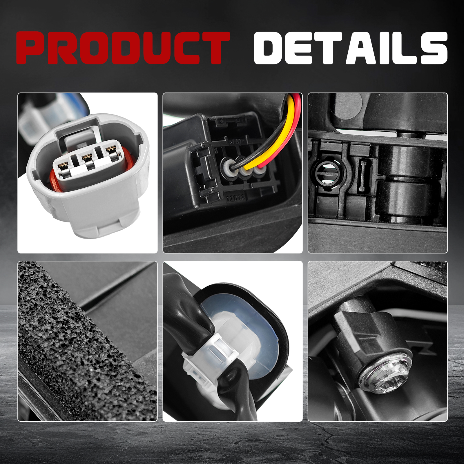 Front Lower Hybrid Air Shutter Vent Fits For 2021-2024 Toyota Venza RAV4 4 Cyl 2.5L